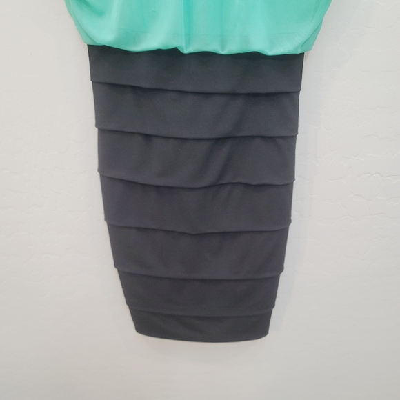 💕 Sweet Storm Mint Green & Black Dress Women's Size Small - Picture 9 of 11